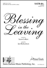 Blessing in the Leaving SATB choral sheet music cover